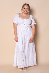 Rain Maxi Dress in White - All About Eve