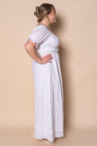 Rain Maxi Dress in White - All About Eve