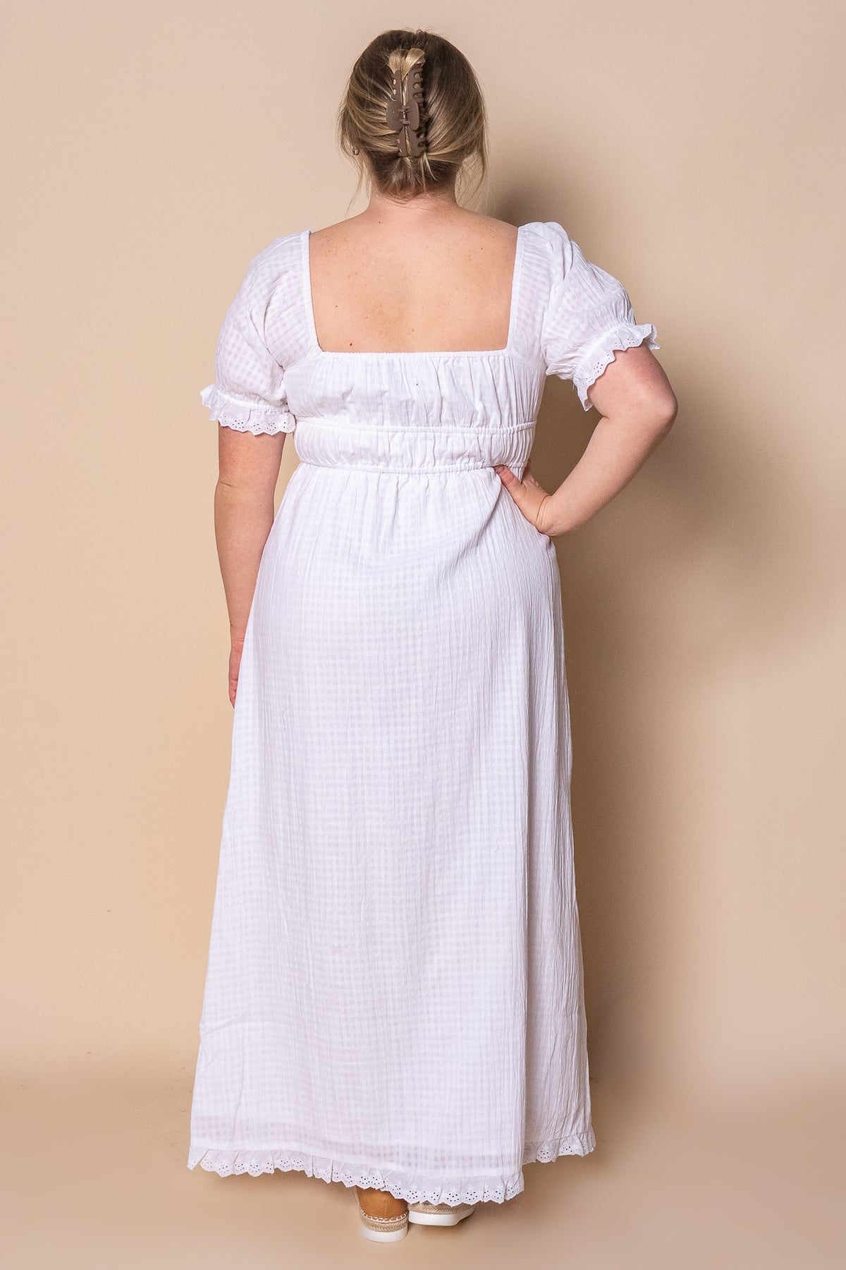 Rain Maxi Dress in White - All About Eve