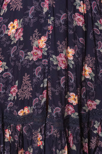 Naira Maxi Dress in Deep Navy