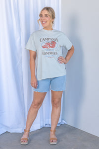 Sunday Standard Tee in Surf - All About Eve