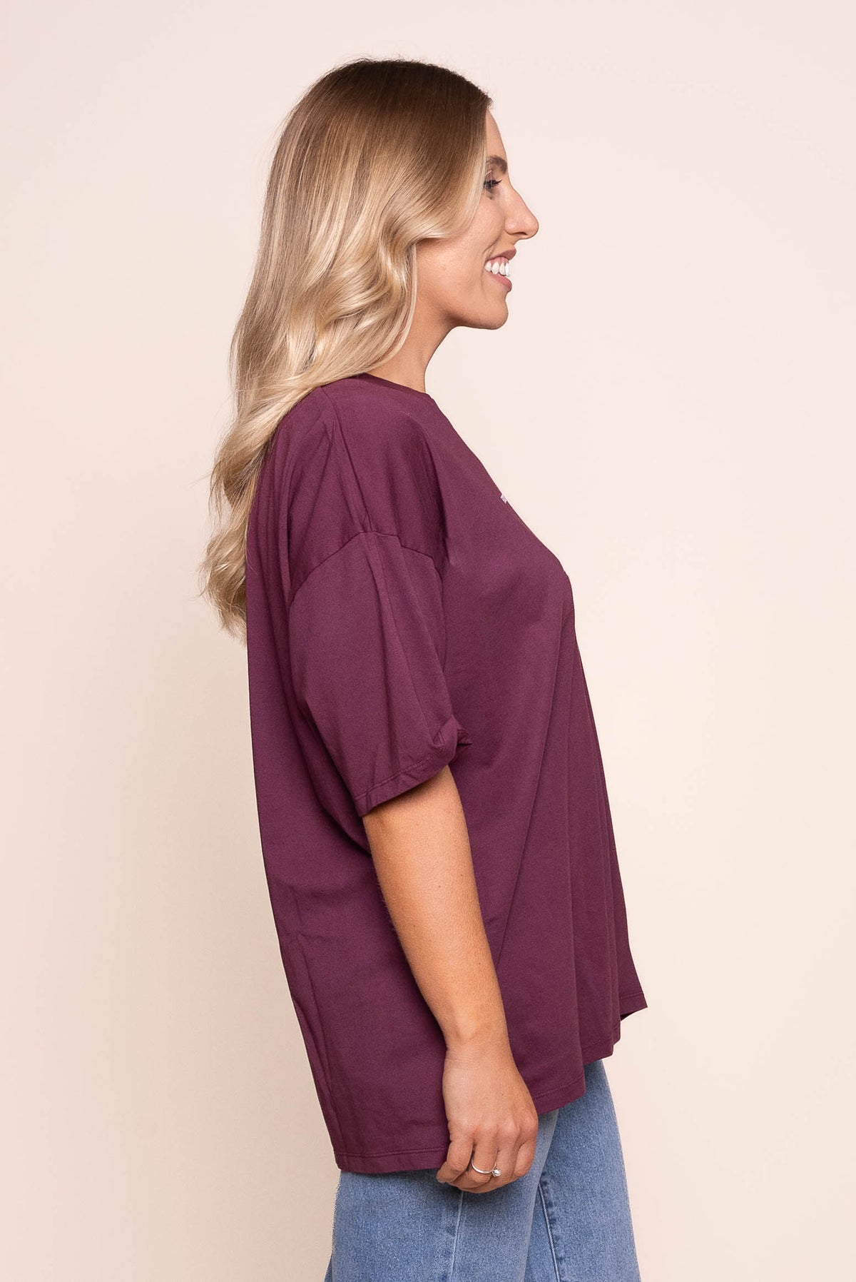 Captain Tee in Plum - Foxwood