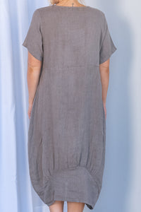 Grier Dress in Stone