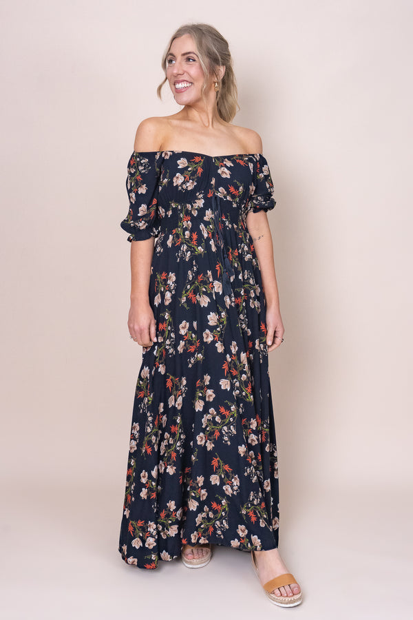 Nikka Dress in Navy