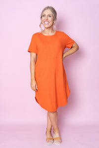Bay Dress in Orange - Foxwood