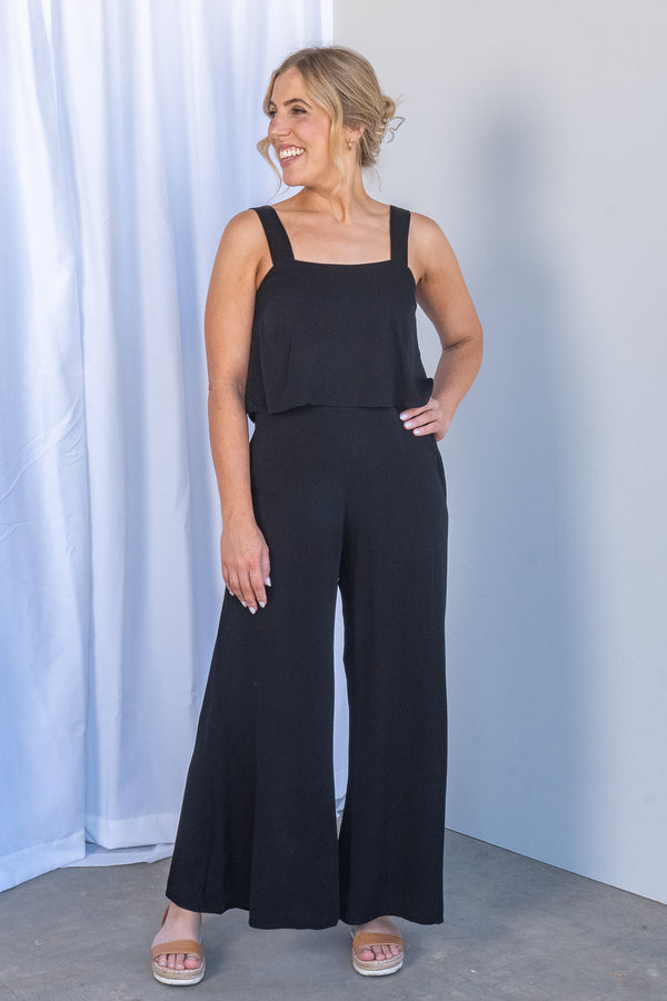 Asher Jumpsuit in Black