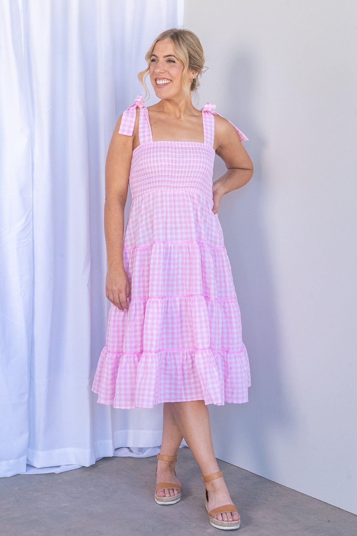 Thelma Dress in Pink