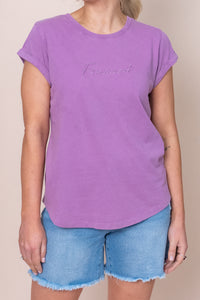 Signature Tee in Light Plum - Foxwood