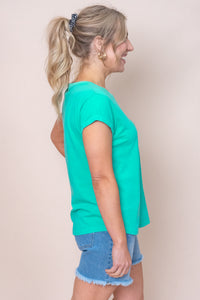 Signature Tee in Teal - Foxwood