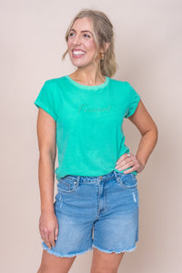 Signature Tee in Teal - Foxwood