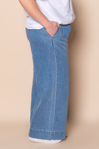 Ivy Denim Pants in Light Blue