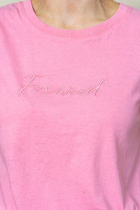 Signature Tee in Bubblegum Pink - Foxwood