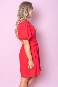 Malia Dress in Red