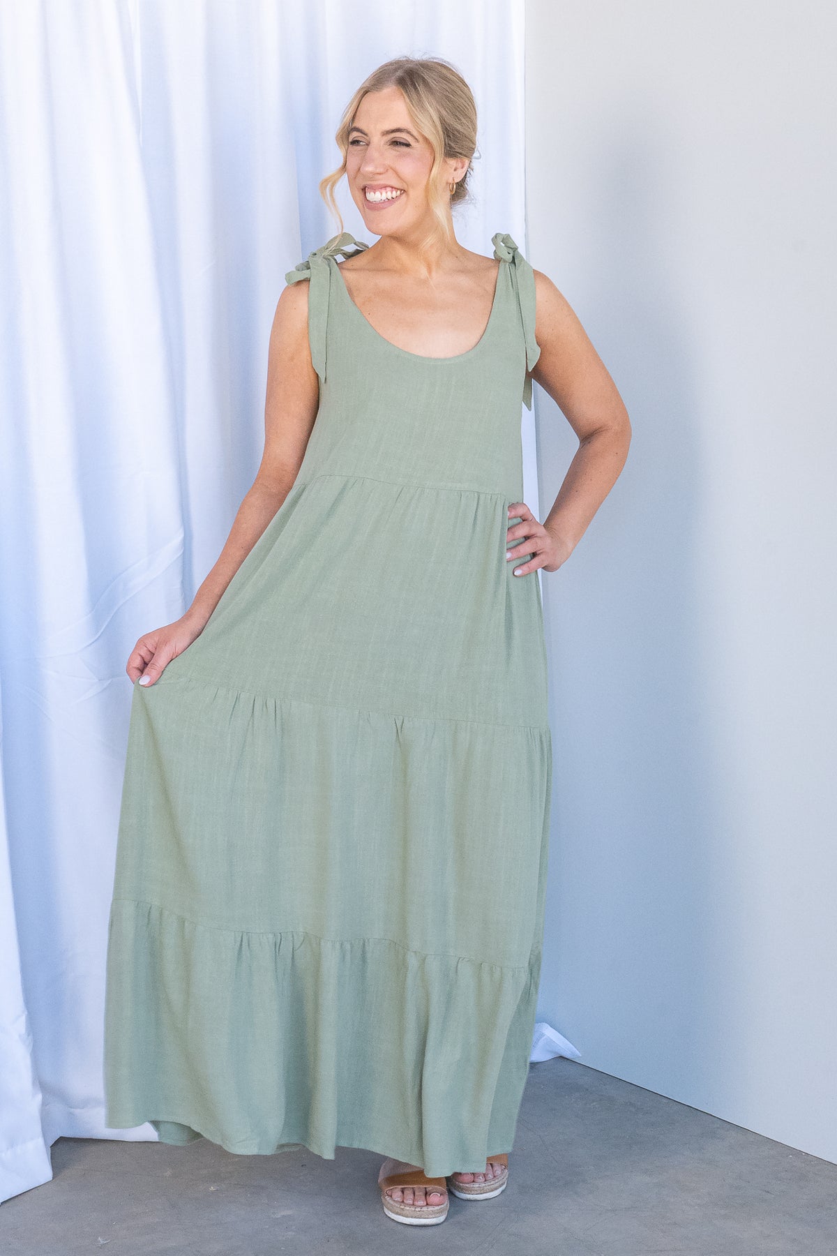 Zee Dress in Sage