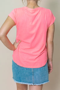 Signature Tee in Neon Pink - Foxwood