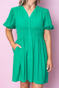 Malia Dress in Green