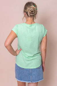 Signature Tee in Mint - Foxwood