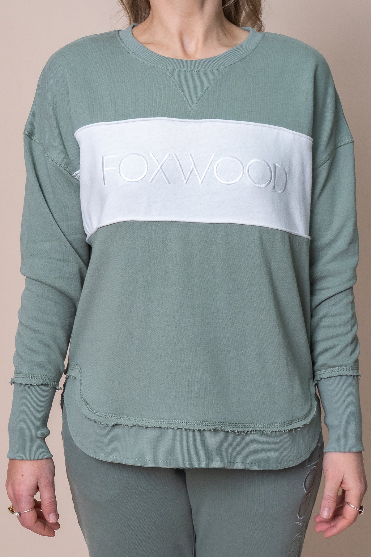 Simplified Tonal Crew in Sage - Foxwood