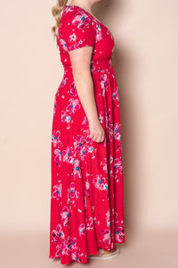Ginnie Maxi Dress in Red