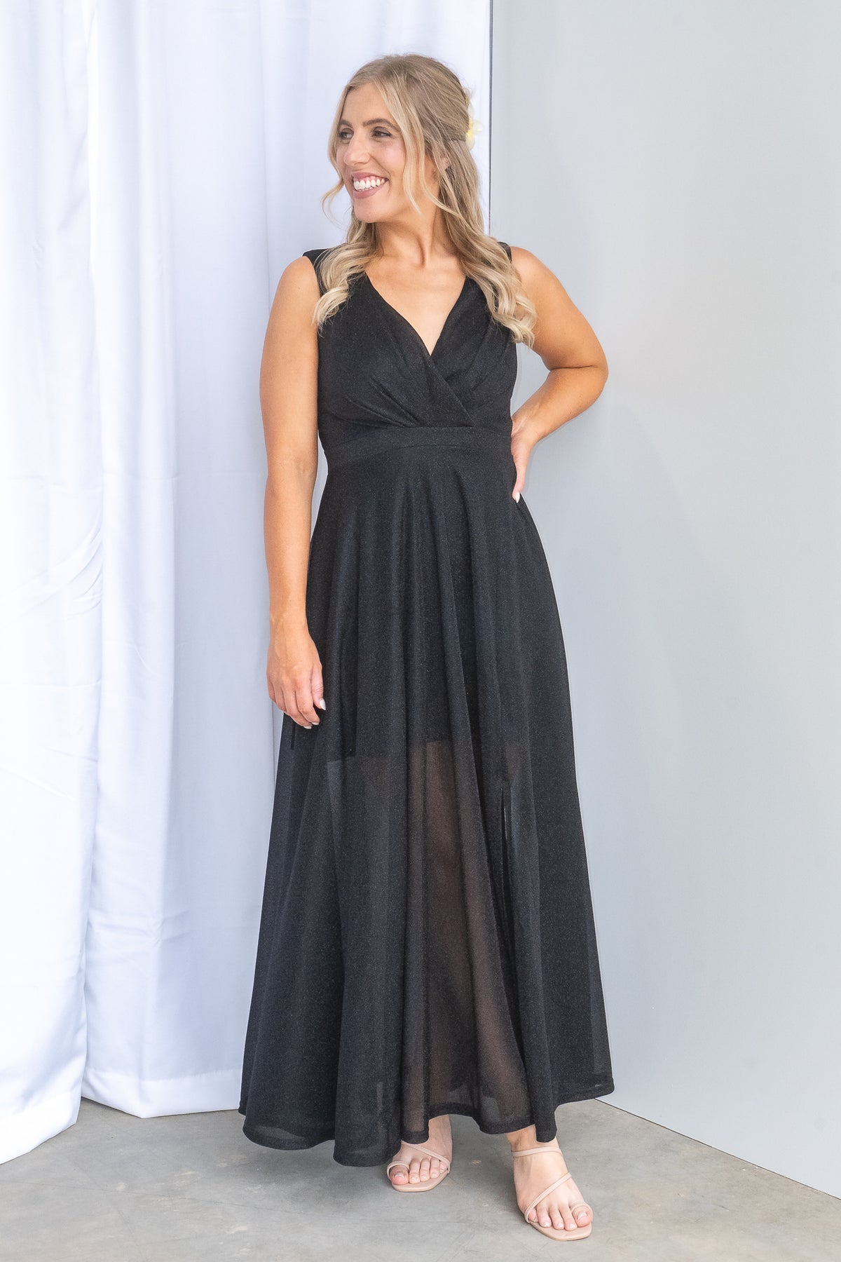 Iman Dress in Black