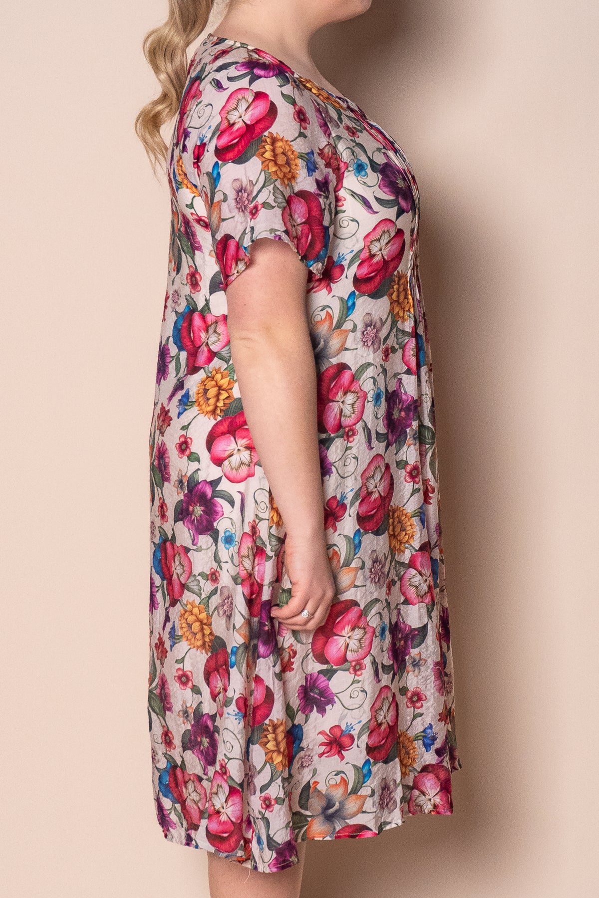 Fay Midi Dress in Vintage White