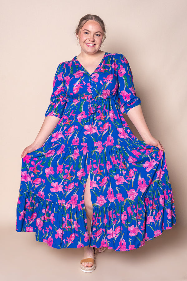 Lia Maxi Dress in Royal Blue