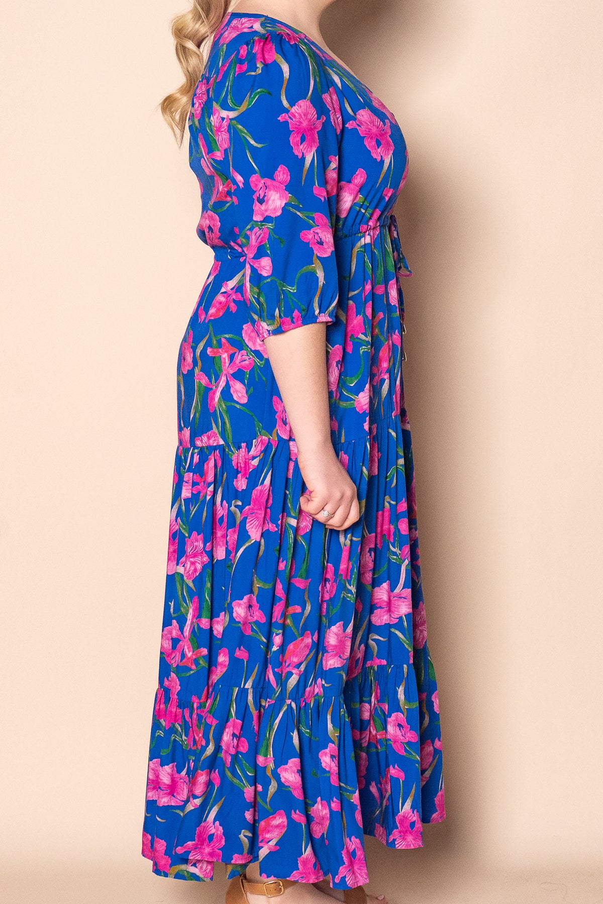 Lia Maxi Dress in Royal Blue