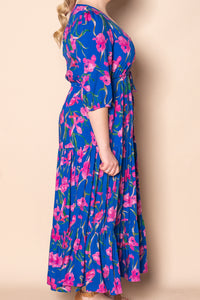 Lia Maxi Dress in Royal Blue