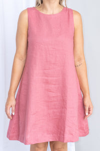 Prissy Dress in Dusty Pink