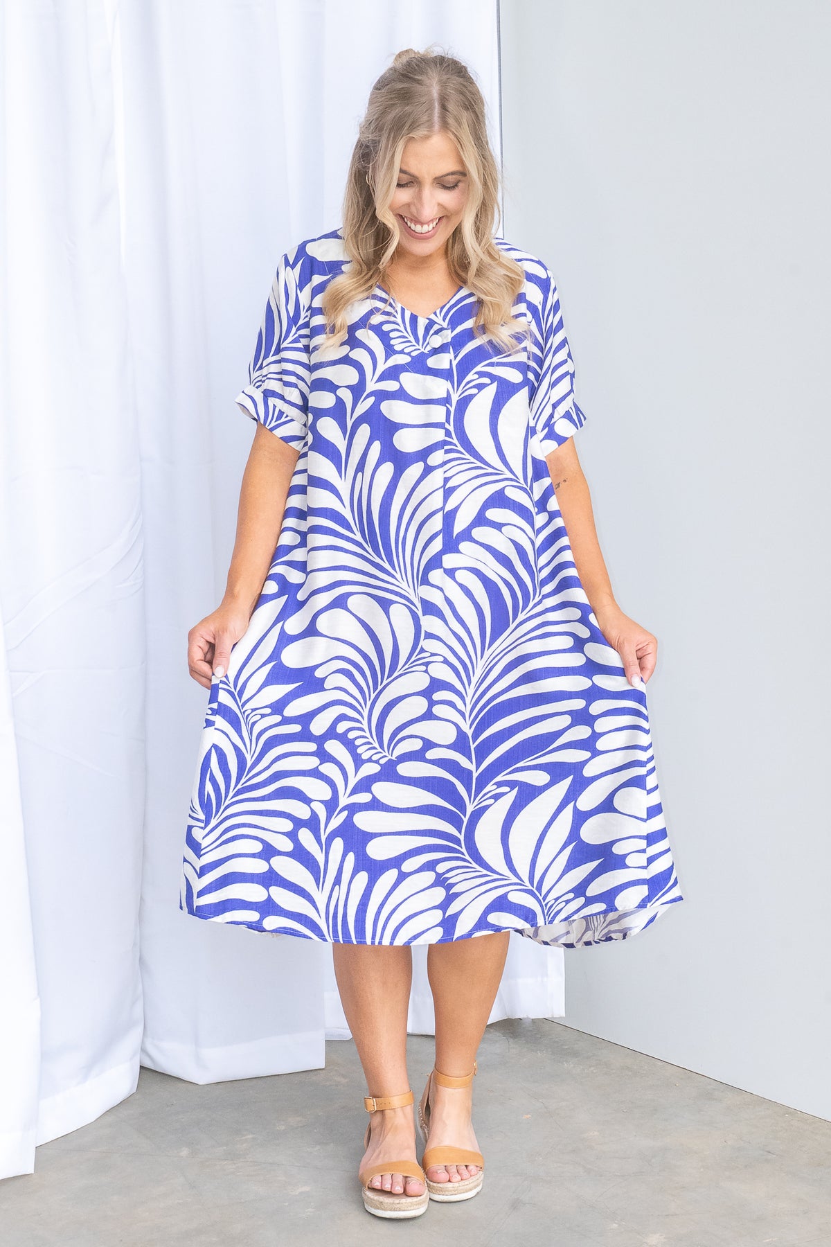 Nimue Dress in Periwinkle