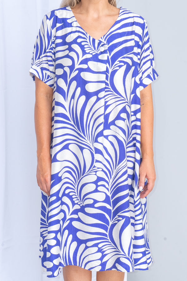 Nimue Dress in Periwinkle