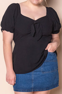 Illy S/S Top in Black