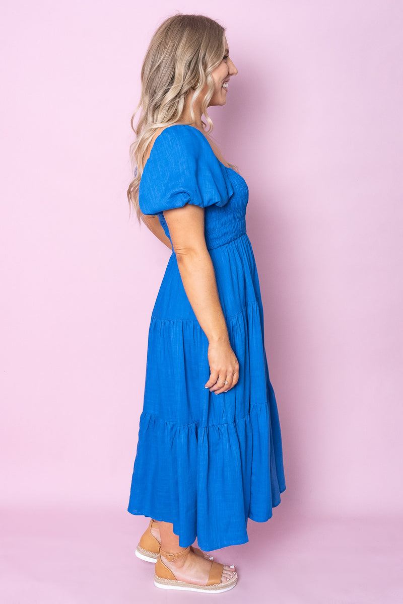 Tallulah Dress in Cobalt Blue