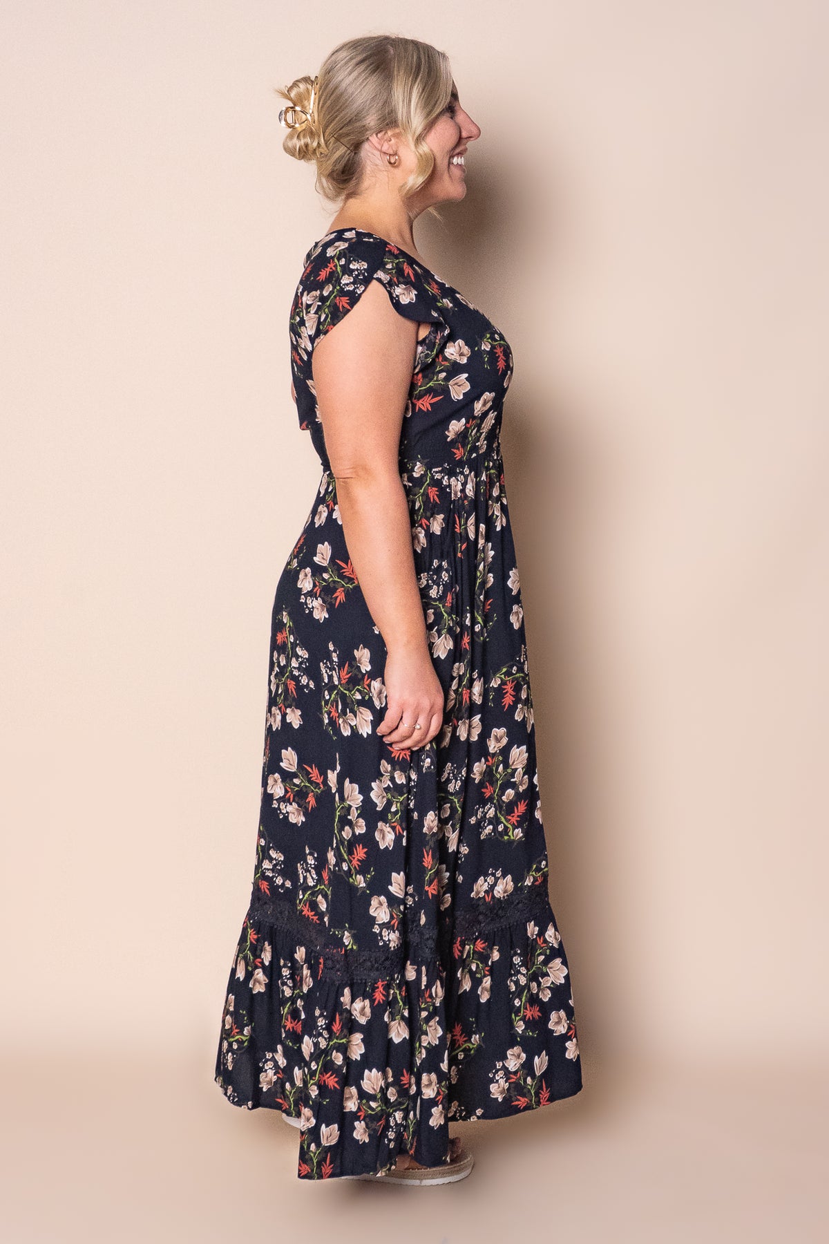Marnie Maxi Dress in Navy