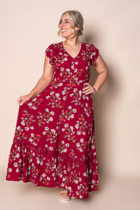 Marnie Maxi Dress in Wine