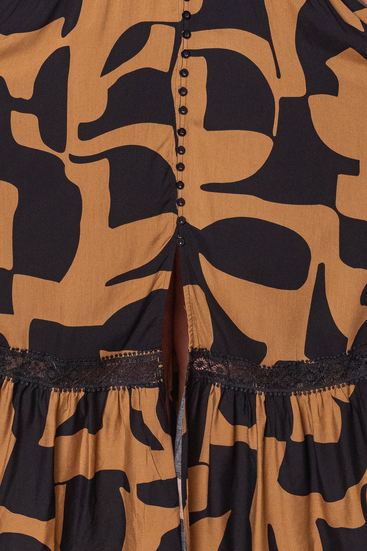 Omara Maxi Dress in Black