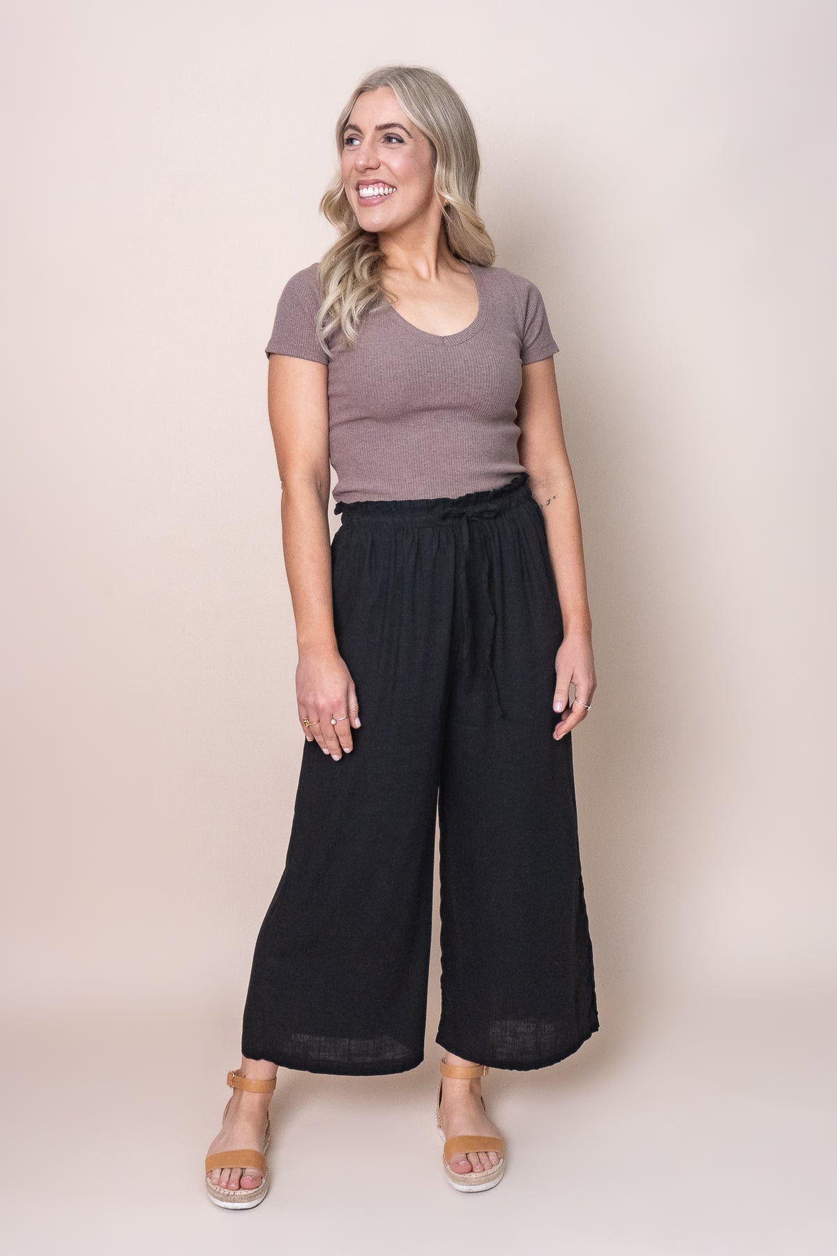 Lou-Anne Pants in Black