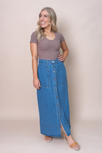 Suzette Skirt in Mid Blue