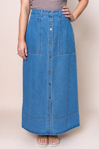 Suzette Skirt in Mid Blue