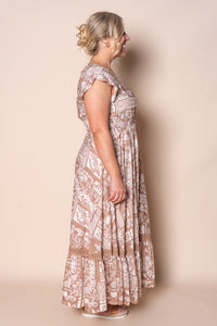 Regina Maxi Dress in Latte