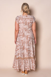 Regina Maxi Dress in Latte