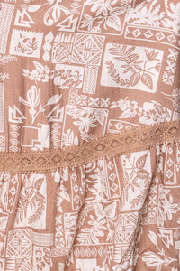 Regina Maxi Dress in Latte