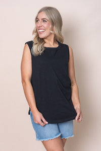 Lennox Tank in Black - Foxwood