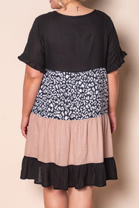 Nigella Tiered Dress in Black