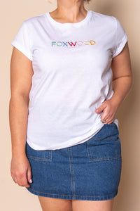 Confetti Tee in White - Foxwood