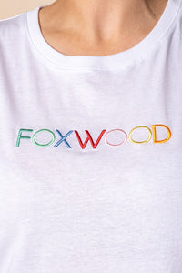 Confetti Tee in White - Foxwood