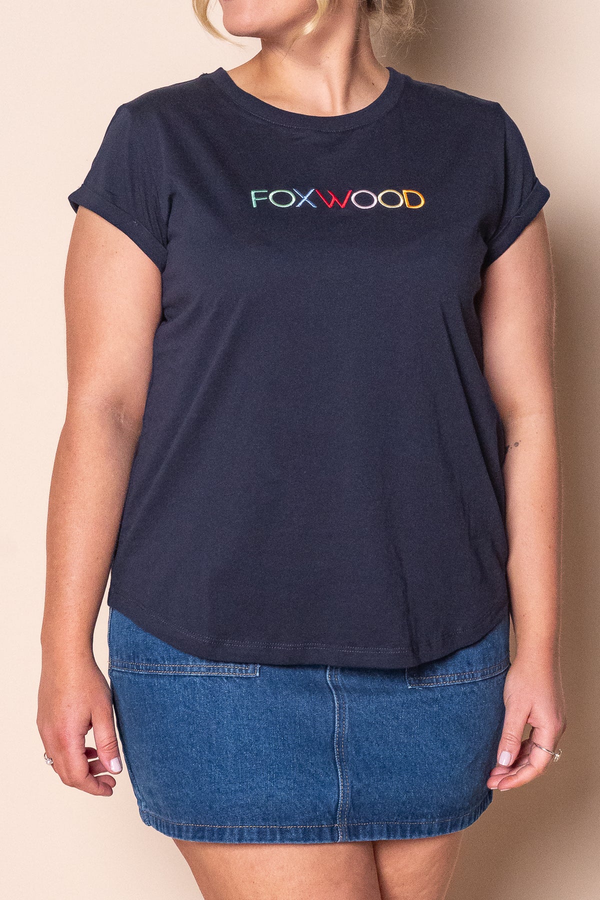 Confetti Tee in Navy - Foxwood