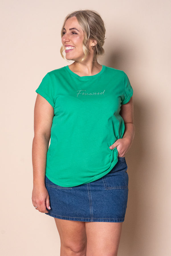 Signature Tee in Bottle Green - Foxwood