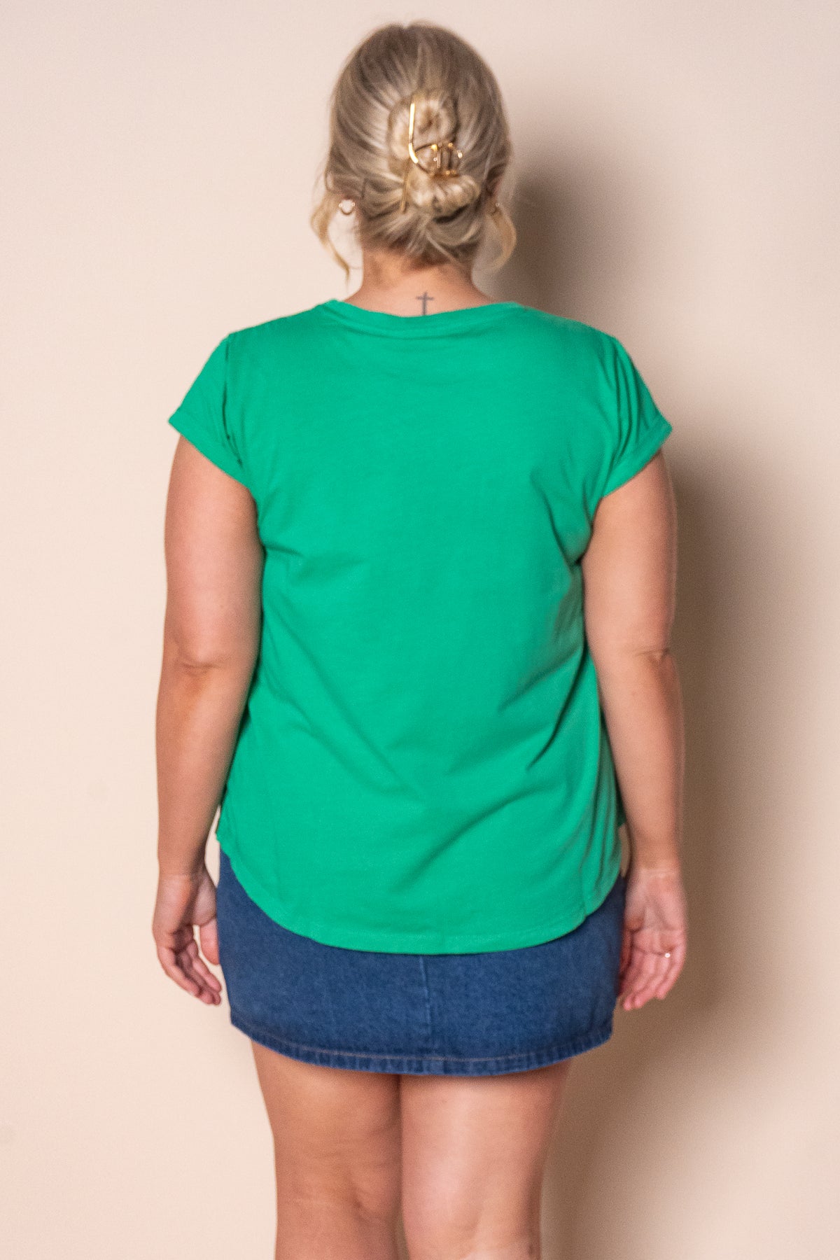 Signature Tee in Bottle Green - Foxwood