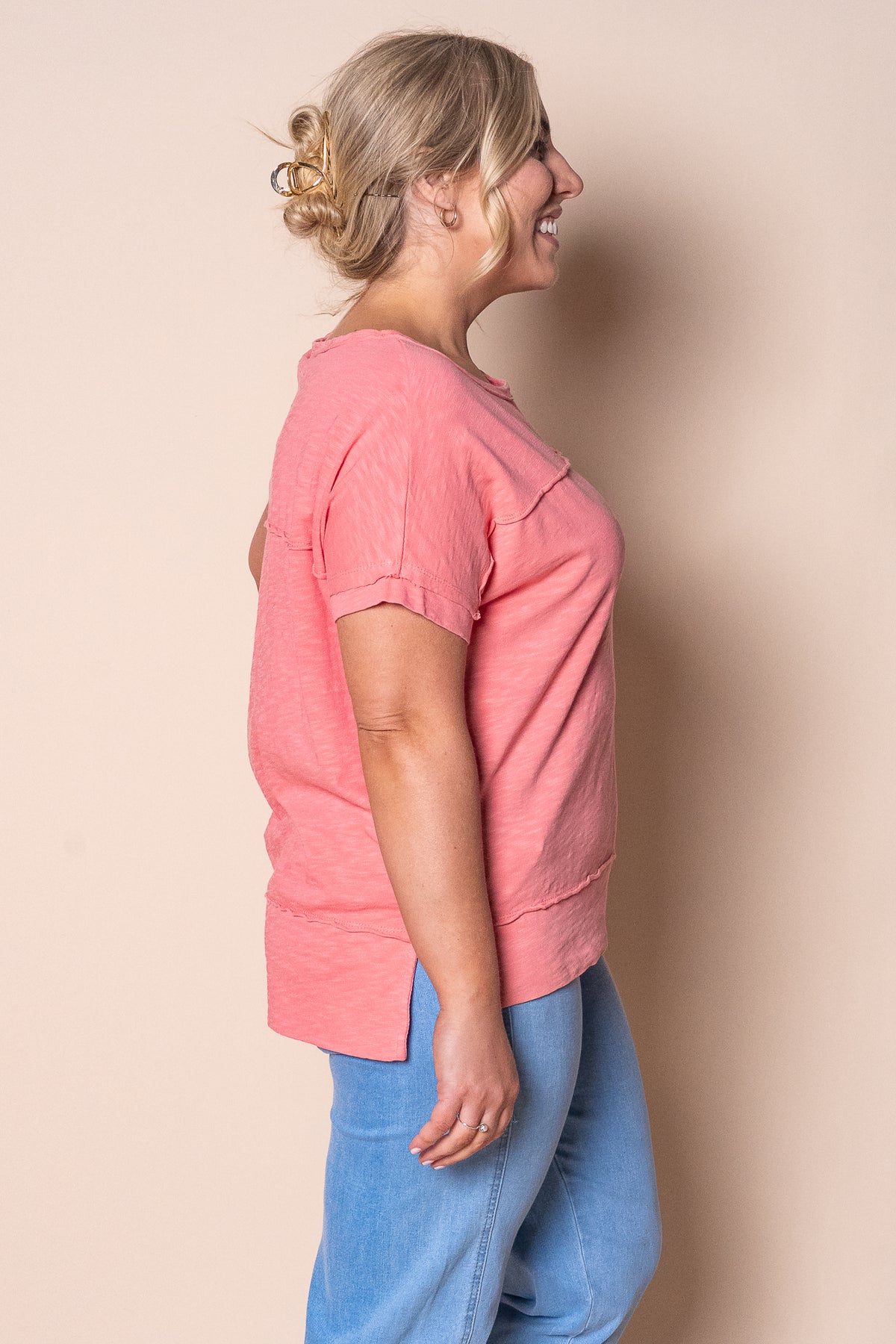 Allison Tee in Rose - Foxwood